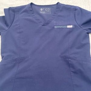 Figs Casma/Yola Scrub Set, Navy, M/MP